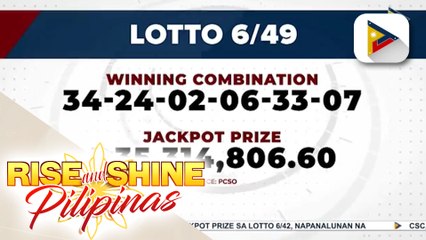 Masuwerteng mananaya, mag-uuwi ng higit P35-M jackpot prize sa Lotto 6/42