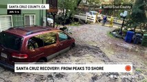 Recovery begins for Santa Cruz from peaks to shore