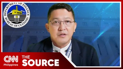 Customs spokesperson Arnold Dela Torre | The Source