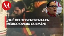 Rosa Icela Rodríguez es cuestionada por los delitos de Ovidio Guzmán