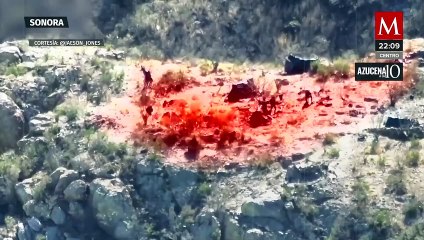 Los Chapitos' balean dron de EU que detectó 'narcocampamento' a metros de la frontera