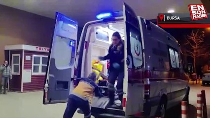 Bursa'da servis minibüsü tıra çarptı