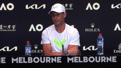 Open d'Australie 2023 - Rafael Nadal, out and injured : "Yeah, it's hard for me, you know. But let's see. I mean, hopefully is nothing too bad"