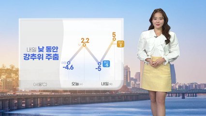 [날씨] 내일 낮 동안 강추위 주춤, 저녁부터 곳곳 눈·비 / YTN