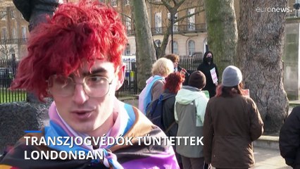 Transzjogvédők tüntettek Londonban