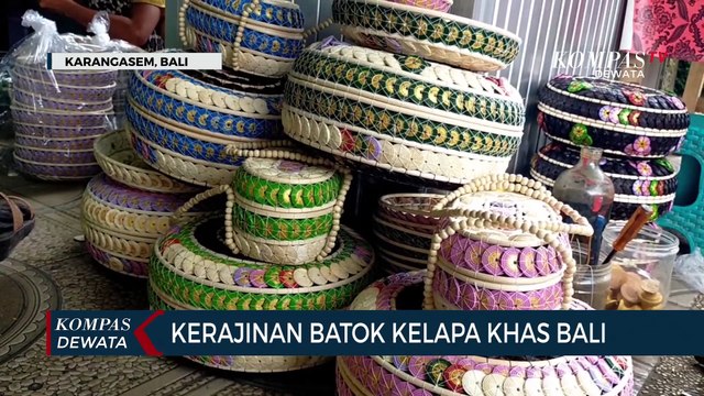 Kerajinan Batok Kelapa Khas Bali