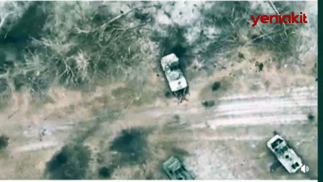 Ukrayna, Rus zırhlıları yok ettikten hemen sonrası… Ülke İHA görüntülerini Türk müziği eşliğinde paylaştı!