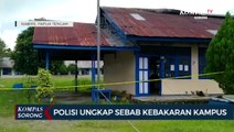 Berikut Penyebab Kebakaran Kampus Uswim Nabire