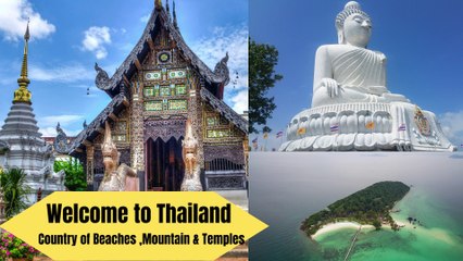 Most beautiful places of Thailand | Relaxing music with Nature Sounds| Thailand 4K video