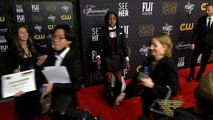 Ayo Edebiri 2023 Critics Choice Awards Red Carpet Arrivals