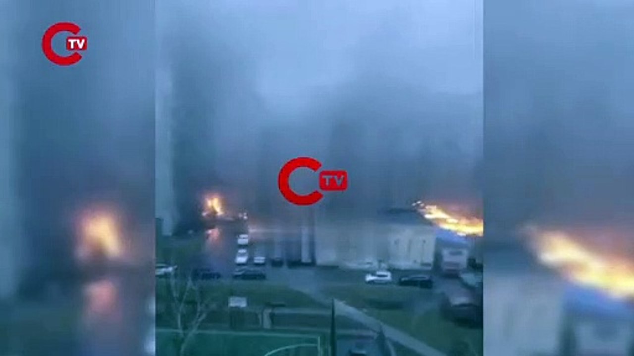 Ukrayna'da binanın üzerine helikopter düştü: Ukrayna İçişleri Bakanı öldü