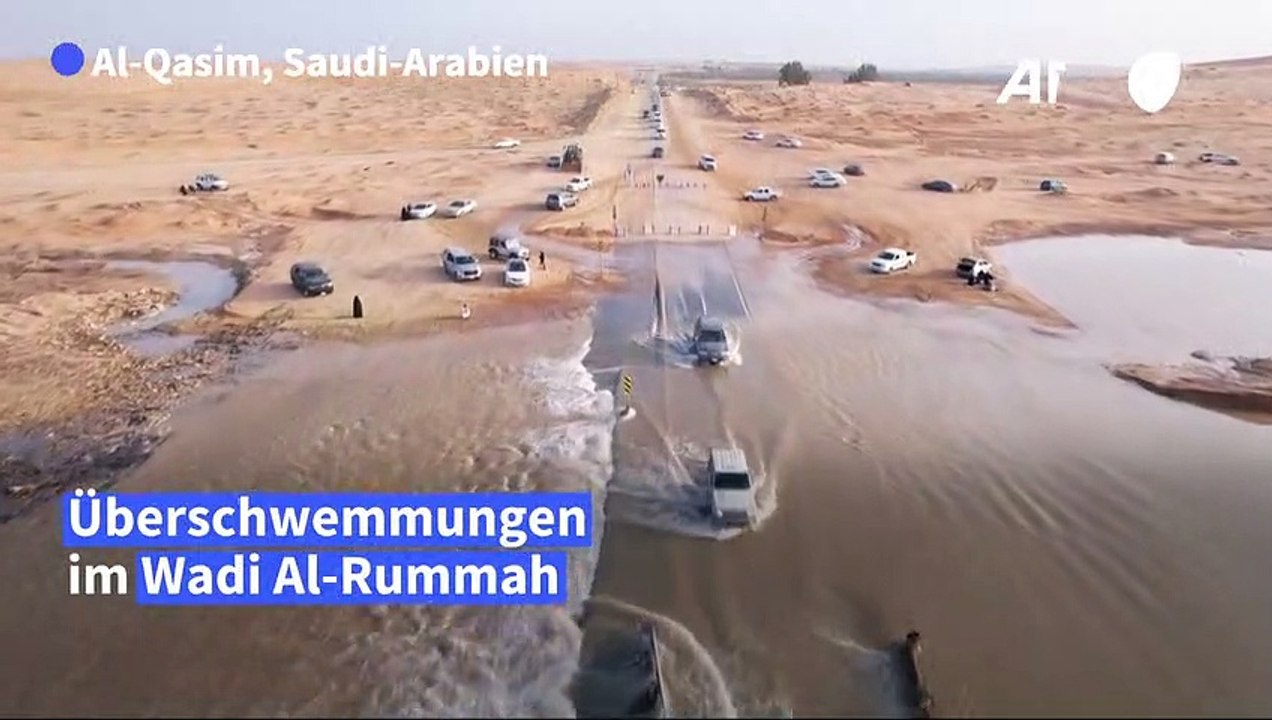 Heftige Überschwemmungen in Saudi-Arabien
