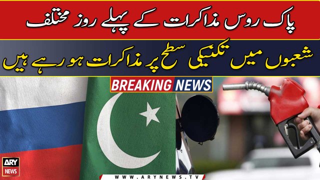 Crude oil, LNG deal: Talks between Pakistani, Russian delegation begin