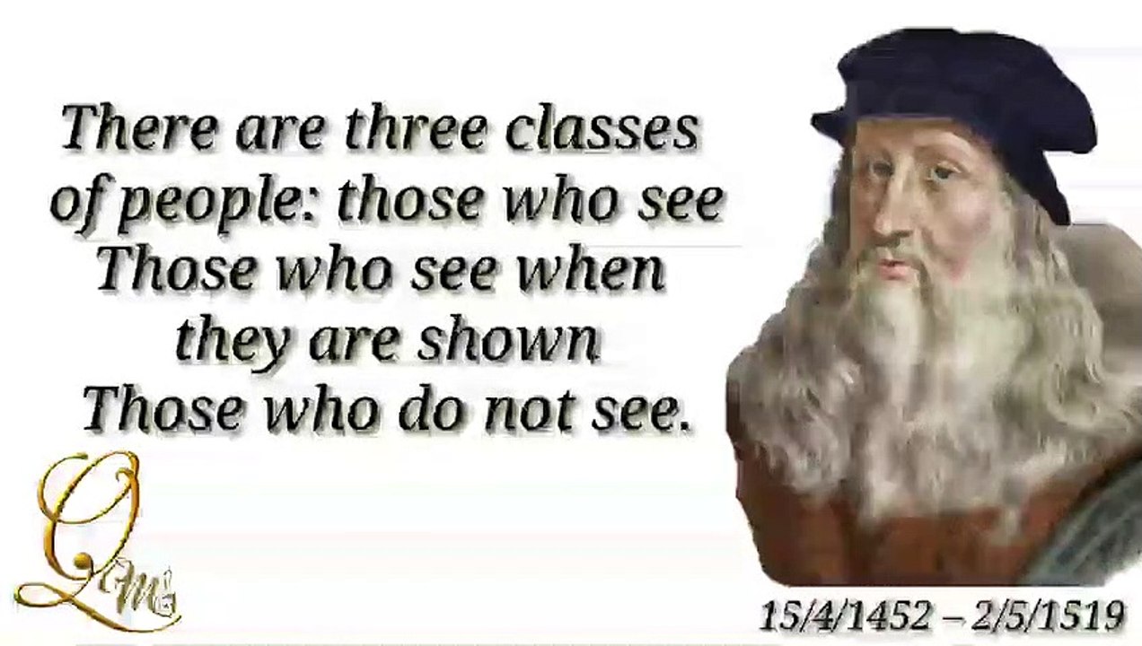 Know The Secrets Quotes of Vinci / Leonardo Da Vinci Secret Code / Mysterious Legend