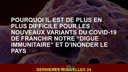Pourquoi est-il de plus en plus difficile pour les nouvelles variantes de Covid-19 pour traverser no