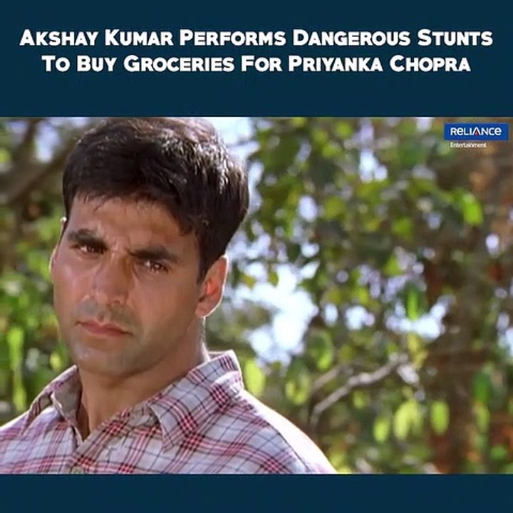Akshay Kumar Performs Dangerous Stunts To Buy Groceries For Priyanka Chopra | Waqt | Movie Scene  Adi Performs Dangerous Stunts To Buy Groceries For Pooja. #Waqt