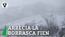 La borrasca Fien ya azota la península y deja gran parte de España en alerta por nevadas