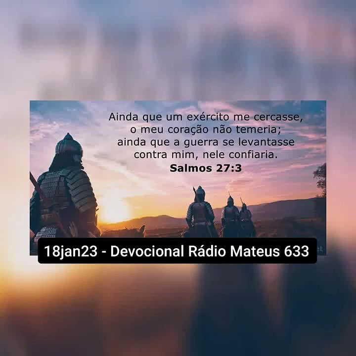 18jan23 - Devocional Rádio Mateus 633
