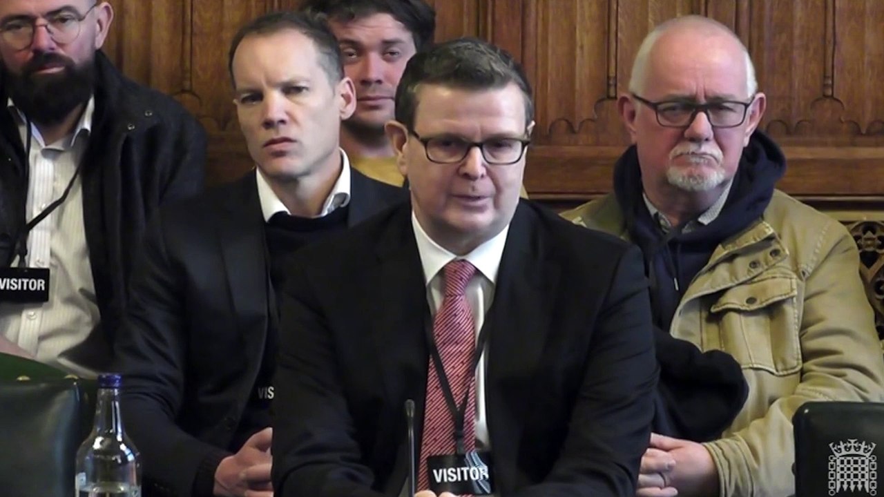 Royal Mail CEO Simon Thompson faces MPs' questions on dispute at BEIS select committee hearing