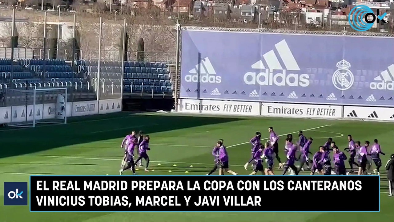 El Real Madrid prepara la Copa con los canteranos Vinicius Tobias, Marcel y Javi Villar