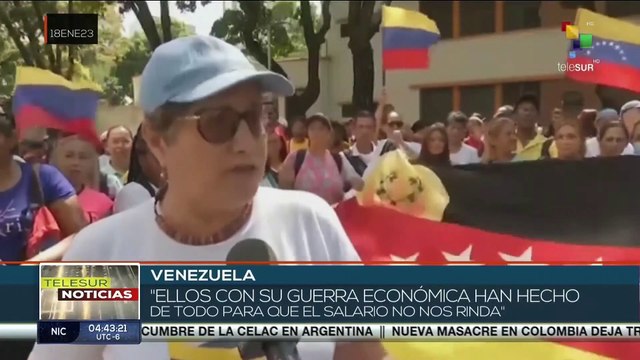 Profesores venezolanos exigen el levantamiento de sanciones ilegales de Estados Unidos hacia la nación
