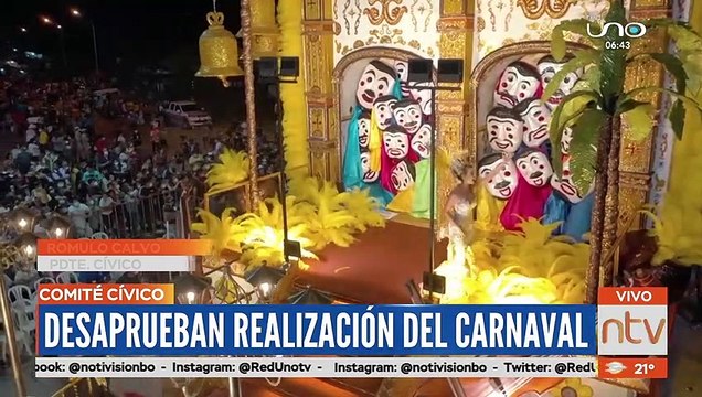 Calvo le habla a las comparsas y autoridades: Estamos al borde de perder la democracia, no hay nada que celebrar