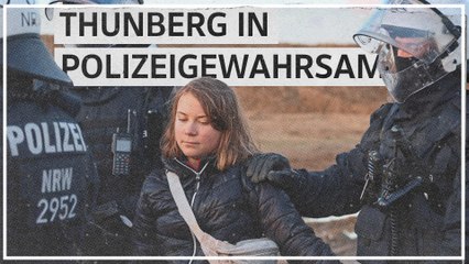 Greta Thunberg vorübergehend in Polizeigewahrsam