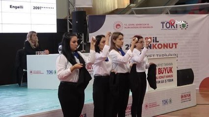 TOKİ kurasında ev çıkan vatandaşlar duygulandı