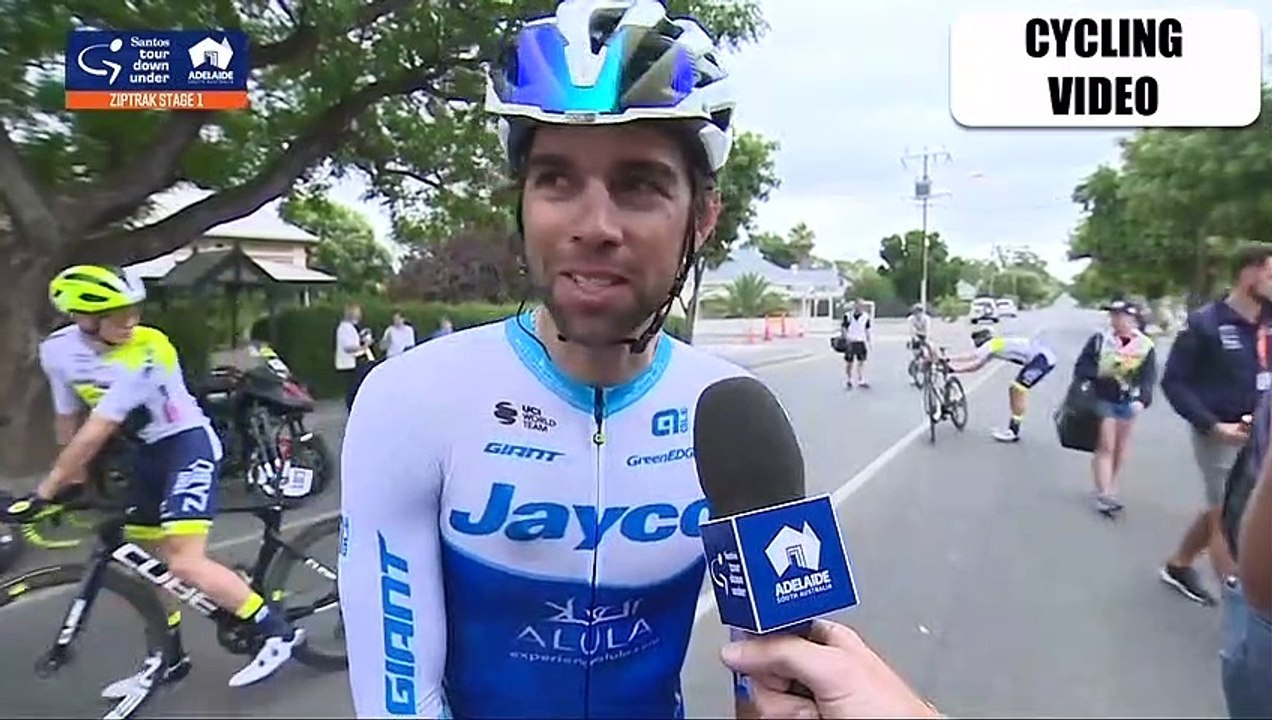 Michael Matthews After Stage 1 Tour Down Under