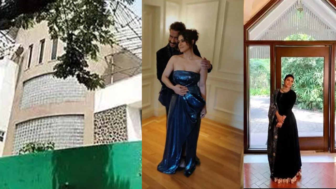 Ajay Devgan Kajol House Inside Photos Viral, अं...
