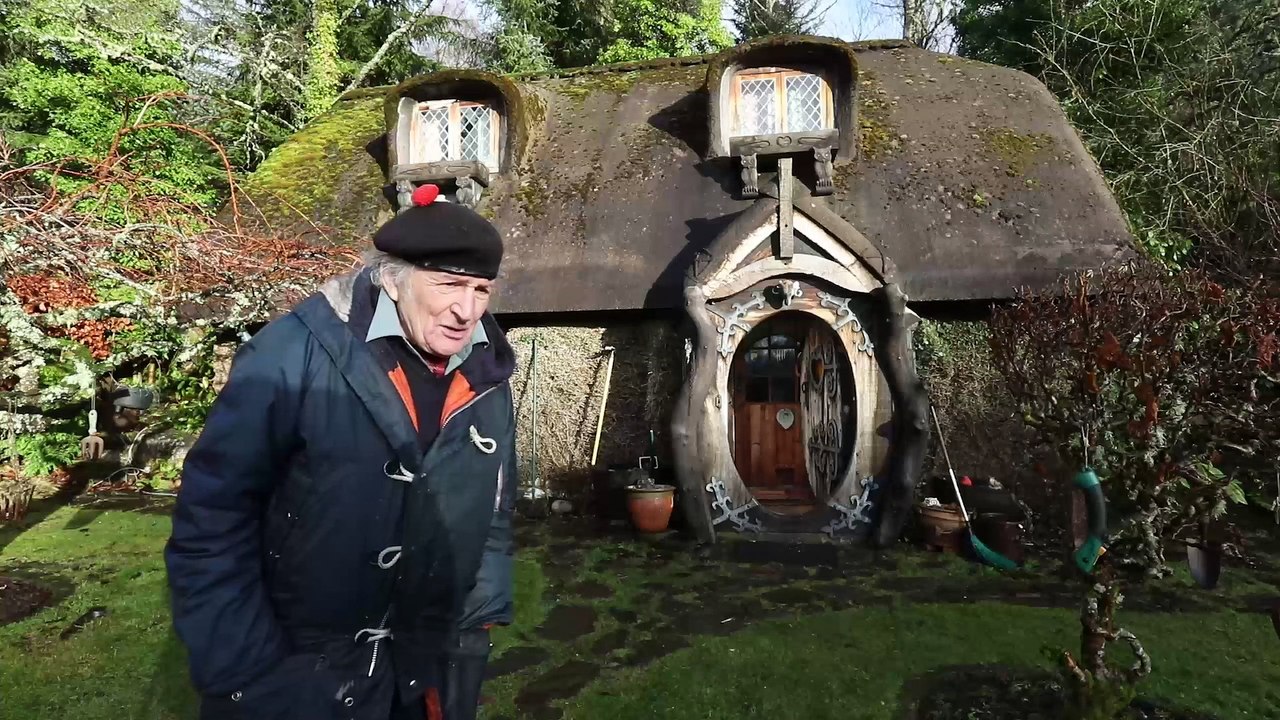 Woodcutter, 90, built his own Hobbit House where he lives off-grid - and he's never watched Lord of the Rings