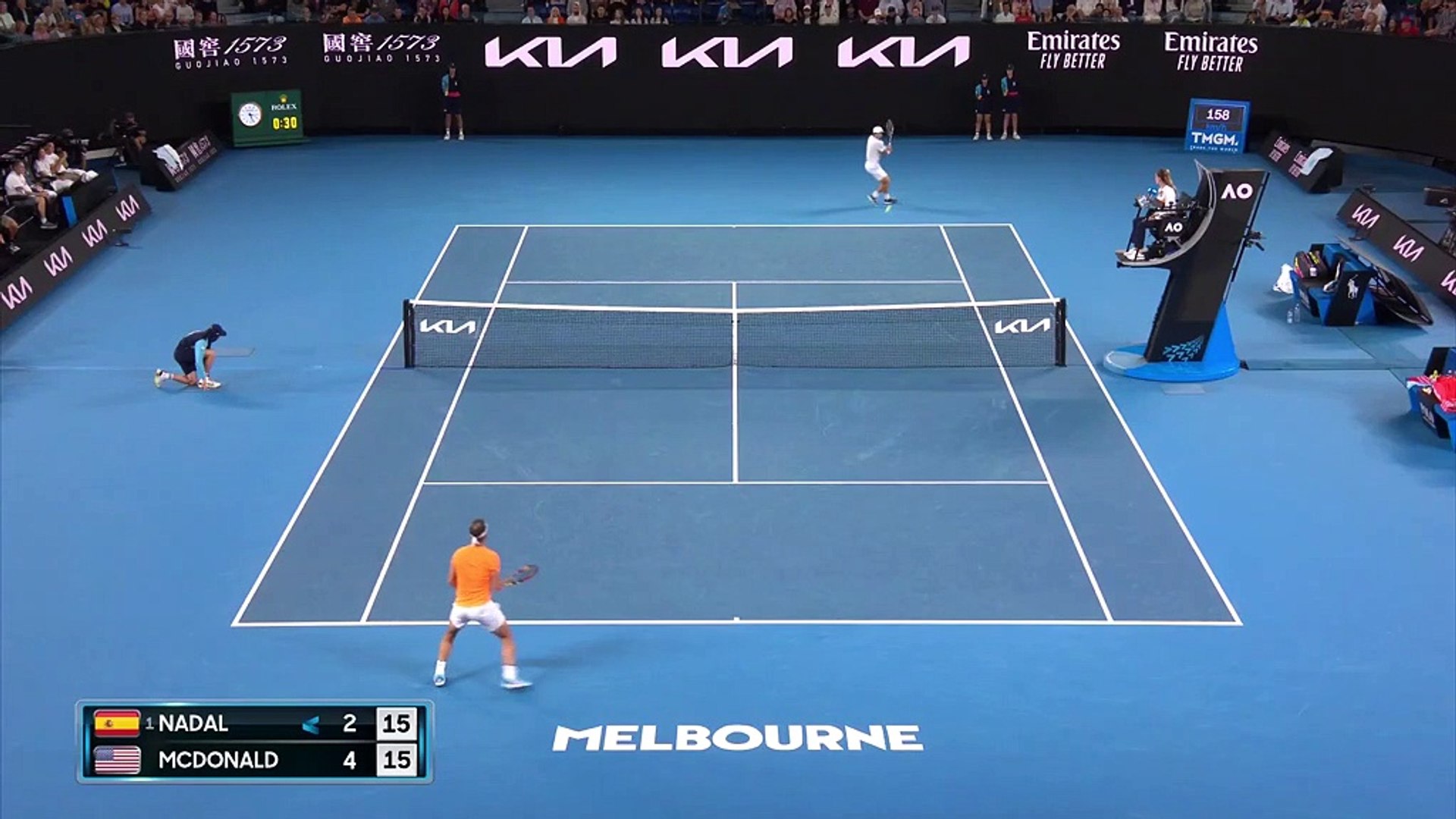 Open d'Australie - Diminué, Nadal chute contre McDonald - Vidéo Dailymotion
