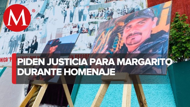 Realizan homenaje al fotoperiodista Margarito Martínez a un año de asesinato; exigen justicia