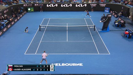 Molcan - Auger - Aliassime - Les temps forts du match - Open d'Australie