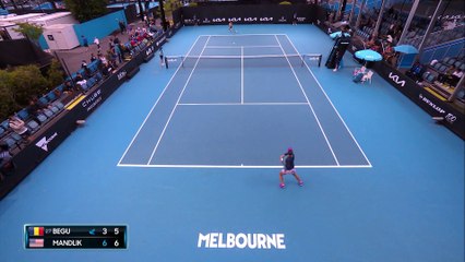 Mandlik - Begu - Les temps forts du match - Open d'Australie