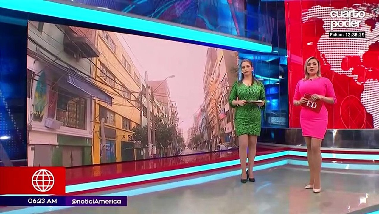 Paola Gonzalez y Evelyn Kahn en america noticias edicion dominical 15 de enero 2023