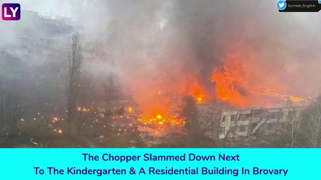 Ukraine Helicopter Crash: Interior Minister Among 18 Dead In Chopper Crash Near Kyiv Suburb