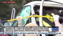 ¡Por poco es tragedia! Chofer de camioncito sobrevive a brutal colisión en salida a Danlí