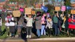 Nurses' strike outside the Conquest Hospital in St Leonards on January 18 2023