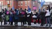 Nurses strike at Wigan Infirmary