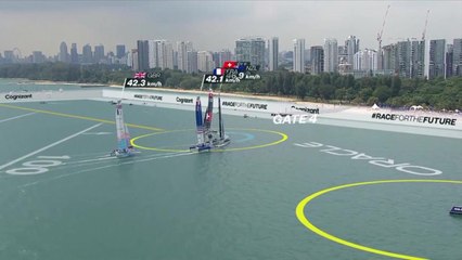 New Zealand claims third Sail GP win of season three in Singapore