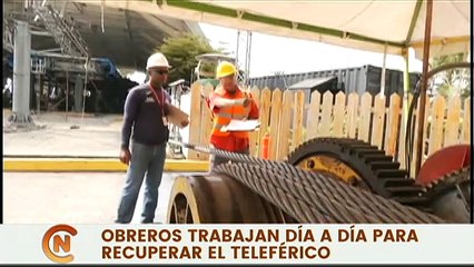 Continúan las obras en el teleférico Warairarepano para abrir al público antes del 31 de enero