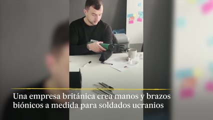 Download Video: Crean brazos biónicos a medida para soldados ucranios amputados en la guerra