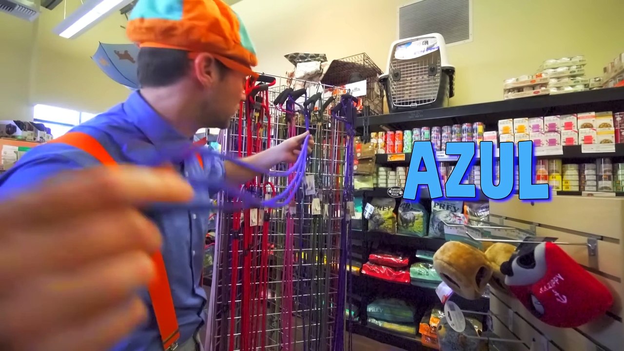 Blippi visita un Patio de Juegos Cubierto | Aprende con blippi | Videos educativos para niños part 2