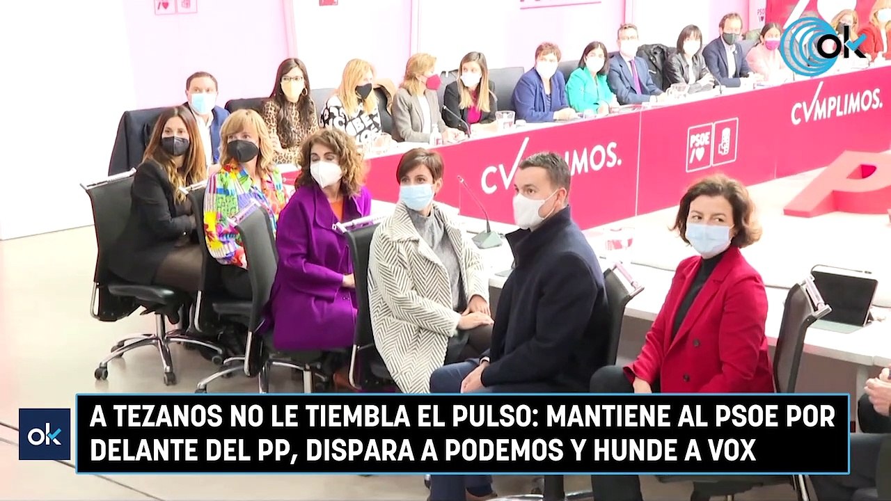 A Tezanos no le tiembla el pulso mantiene al PSOE por delante del PP ...