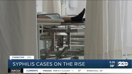 Syphilis cases on the rise