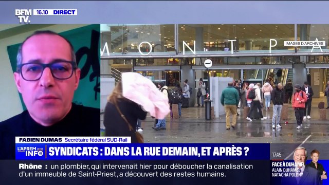 Fabien Dumas (SUD-Rail) sur la grève contre les retraites: 8 conducteurs de trains sur 10 seront grévistes