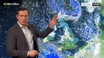 Met Office Evening Weather Forecast 18/01/23 - Persisting wintry showers
