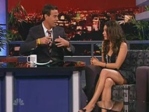 Mila Kunis interview on 'Last Call with Carson Daly'