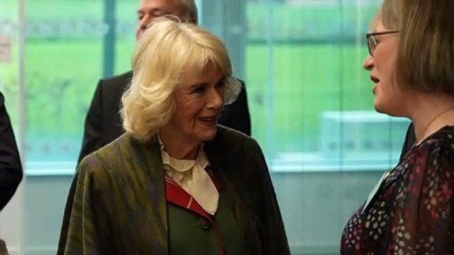 Camilla's first public outing since Harry's book accusations
